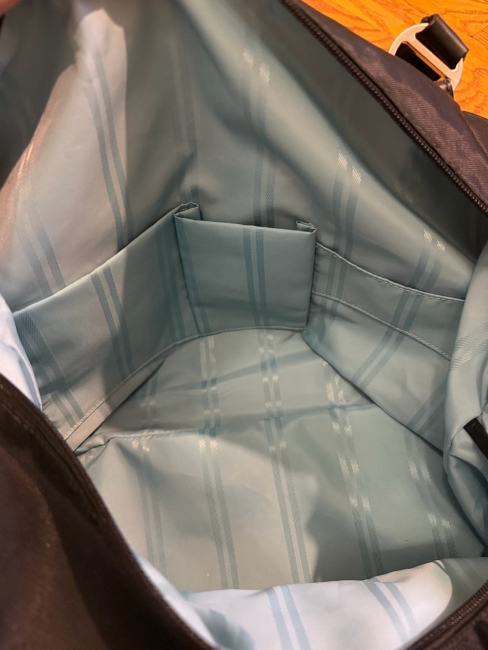 Tumi Ballistic Nylon with Leather Trim Duffle Weekender Bag - Picture 5 of 16